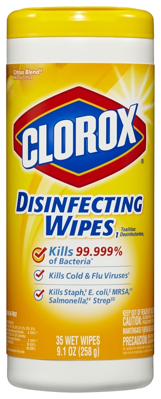 CLOROX WIPES CITRUS<br>SCENT